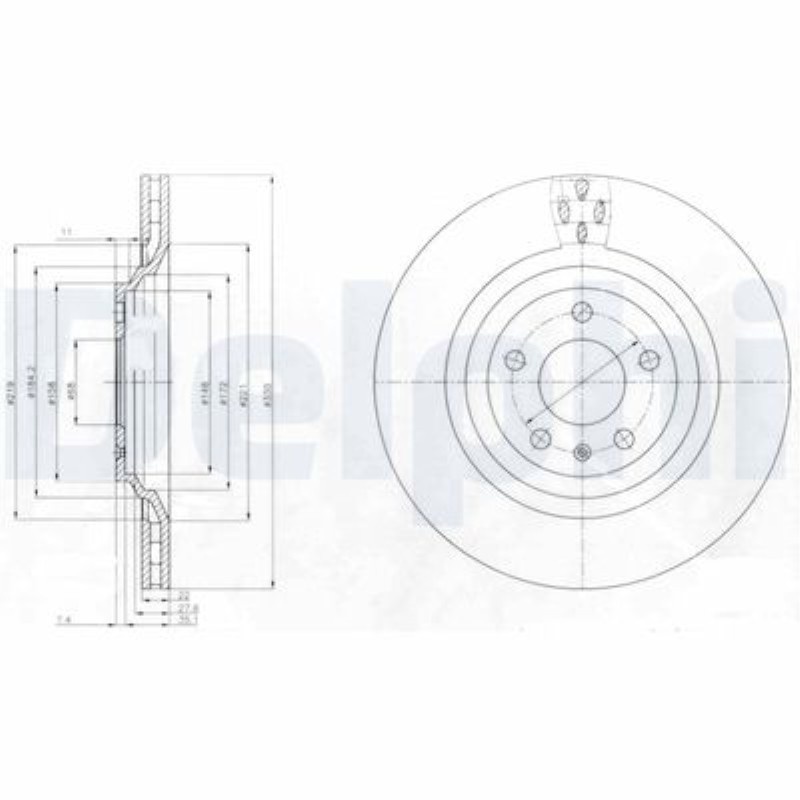 ARKA FREN DISKI (AUDI A6 05-11) 4F0615601B
