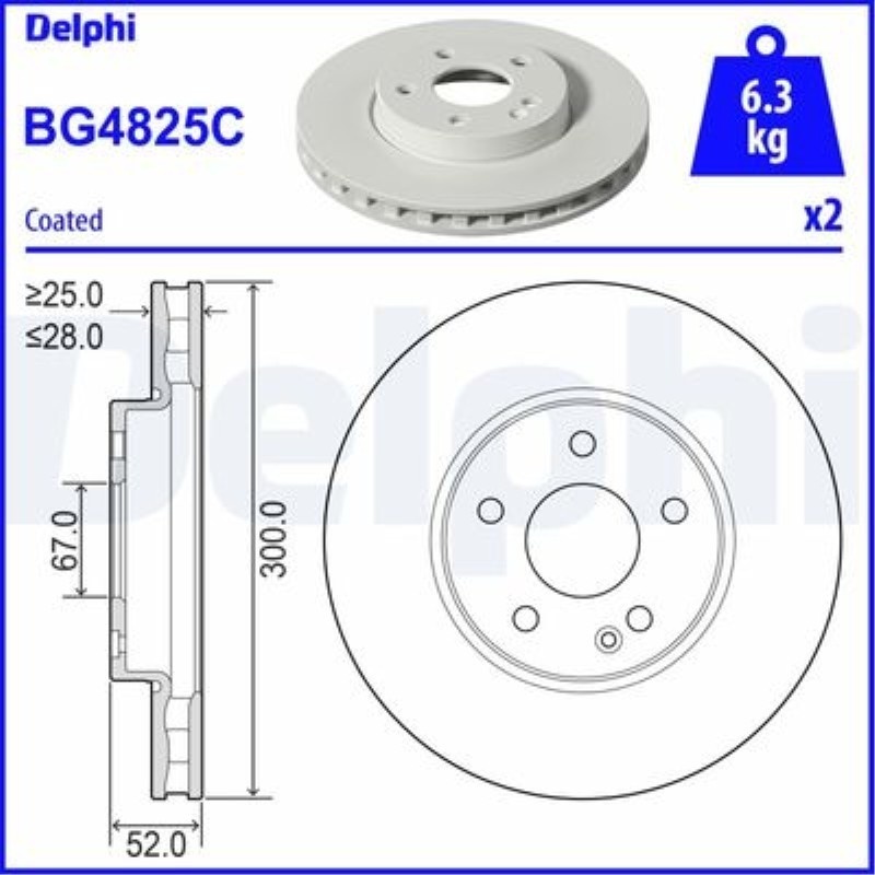 FREN DISKI ON MERCEDES W447 VITO  2014 / 109-110-111CDI TAKIM 447 421 0312