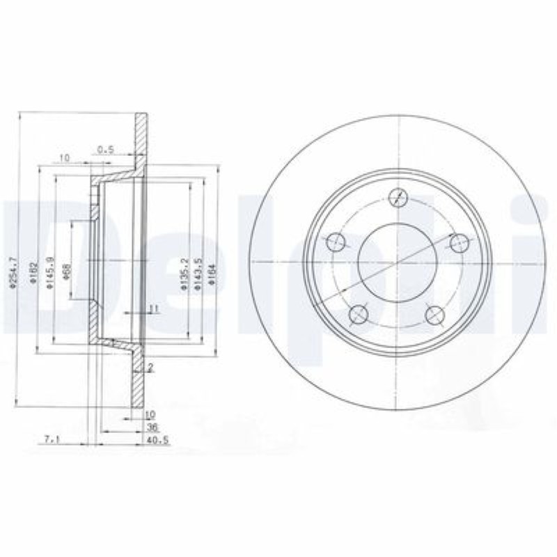 ARKA FREN DISKI AUDI 4B0615601B