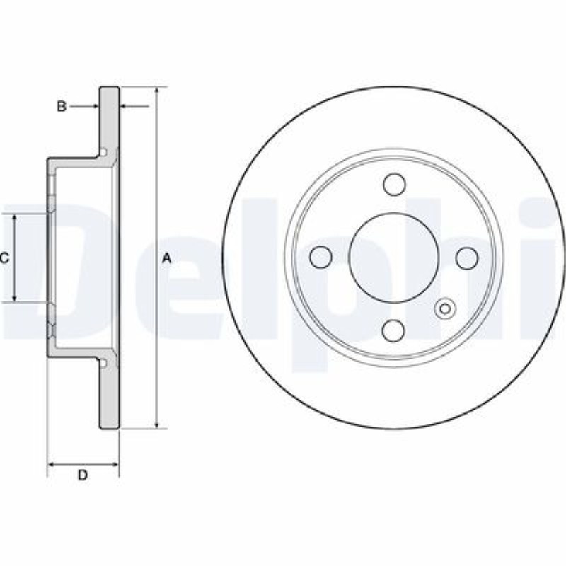 FREN DISKI ON DUZ 236 MM ( SKODA   FAVORIT LX ) 115430212
