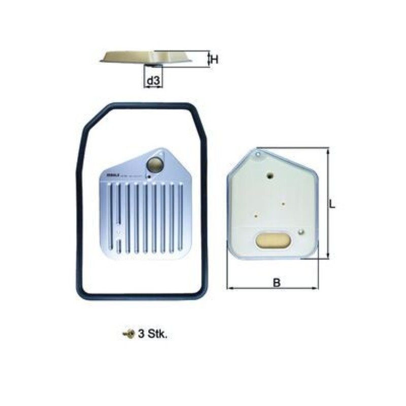 SANZIMAN FILTRESI (BMW  E34/36 M50) 24341422513