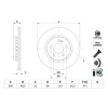 FREN DISKI ( MERCEDES  W205/213/238 ARKA ) 4231812