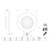 2 Adet ARKA FREN DISKI-272X10 5×112 (VW T-ROC 18-  AUDI Q2 17-  SEAT LEON 17-20  SKODA OCTAVIA 20) 5Q0615601B