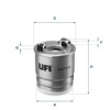 YAKIT FILITRESI ( MERCEDES OM642-OM651 /  W204-W212 ) A6420901852