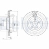 FREN DISKI ON HAVALI 281 MM ( FIAT   SCUDO / CITROEN   JUMPY 1.9D ) 1309392080