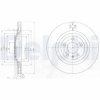 ARKA FREN DISKI (AUDI A6 05-11) 4F0615601B