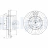 FREN DISKI ON MERCEDES W210 KOMP. W203 C 280/320 TAKIM 2034210512
