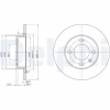 ARKA FREN DISKI-232×9 4×100 (VW POLO 00-02) 6N0615601A