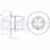 ON FREN DISKI-15 JANT-282×18 5×112 (VW TRANSPORTER 91-96) 701615301E