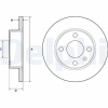 FREN DISKI ON DUZ 236 MM ( SKODA   FAVORIT LX ) 115430212