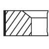SEGMAN 0.50 86.50 MM FORD TRANSIT V184 - V347 RANGER (O. CEKER) 2.2 - 2.0 125-155PS / BOXER III - JUMPER III 2.2 06-839507-00