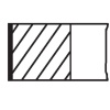SEGMAN 0.50 90.41 MM FORD TRANSIT V184 - V347 - V348 2.4 100/120/140/200 PS 04- 06-839307-00
