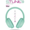 Stune Kulaküstü Bluetooth Kulaklık 6D Sound (Turkuaz)