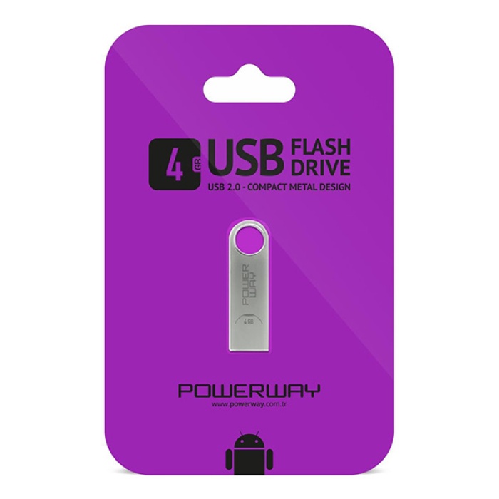 4GB Metal Usb Flash Bellek Usb 2.0