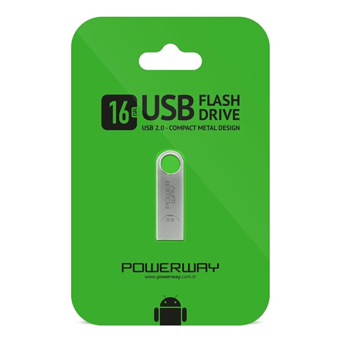 16GB Metal Usb Flash Bellek Usb 2.0