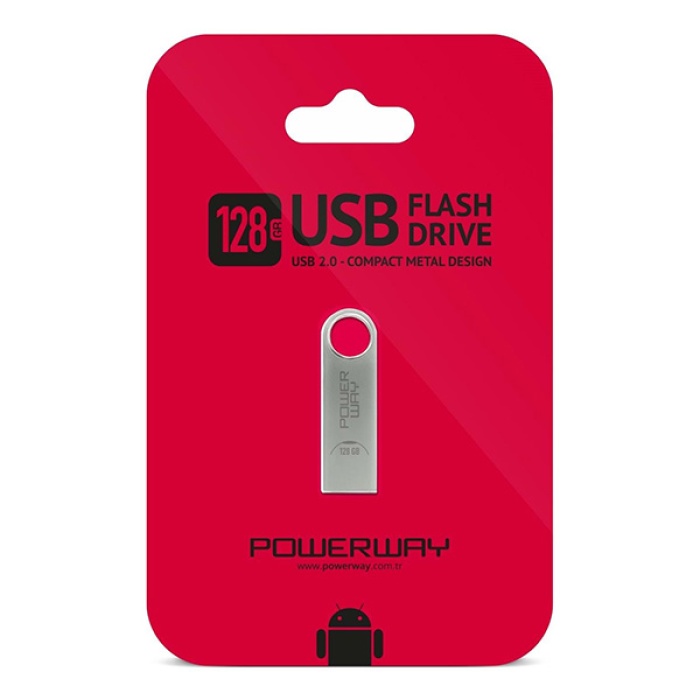 128GB Metal Usb Flash Bellek Usb 2.0