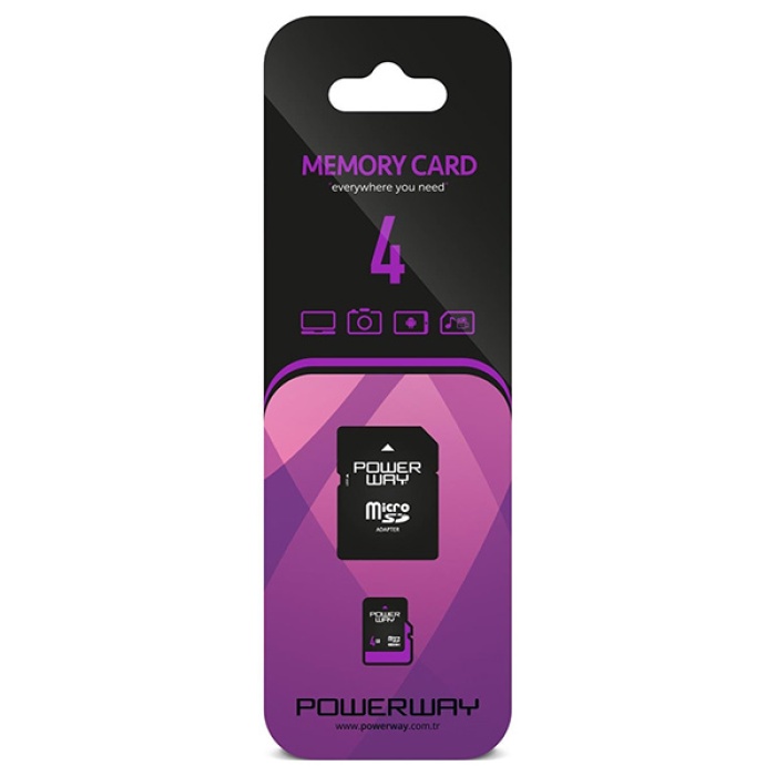 4GB Micro SD Hafıza Kartı Class 10 (Adaptör Dahil)