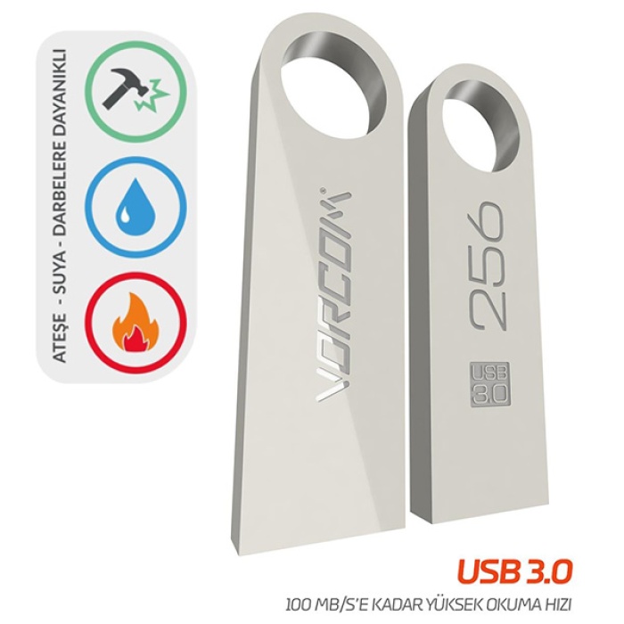 256GB Metal Usb Flash Bellek Usb 3.0