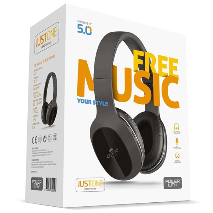 Justone Kulaküstü Bluetooth Kulaklık