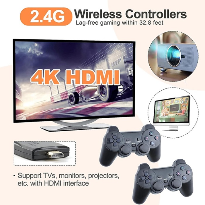 Retro 4K Game Stick Lite 2.4G Wireless