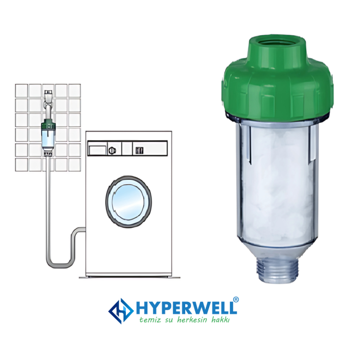 Hyperwell Çamaşır ve Bulaşık Makinesi İçin Kireç Önleyici Filtre