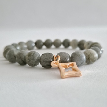 Labradorit Doğal Taş Bileklik