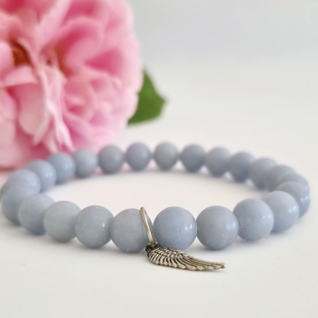 Angelit Doğal Taş Bileklik