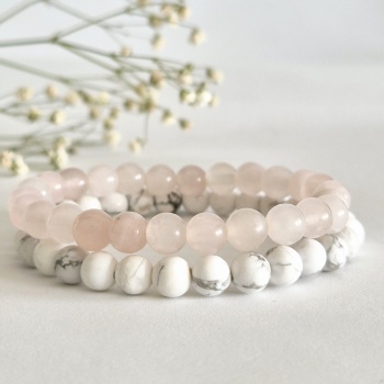 İkili Doğal Taş Bileklik