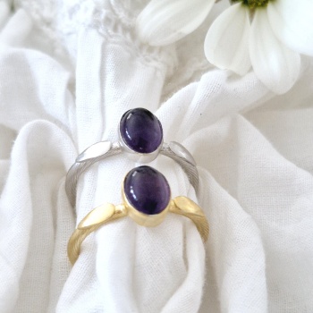 Ametist Gümüş Yüzük
