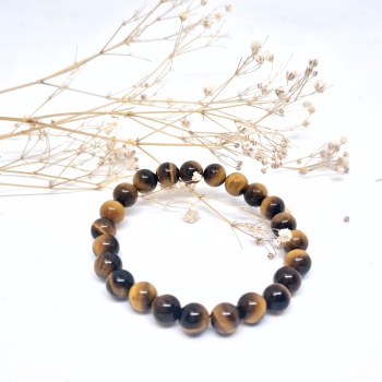 Kaplan Gözü Doğal Taş Bileklik