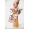 Rule Rose Gold Taşlı Kadın Topuklu Sandalet