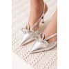 Wines Kadın Gümüş Topuklu Ayakkabı