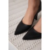 Blade Mat Siyah Kadın Stiletto