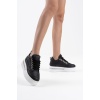 Alice Siyah Kadın Gizli Topuklu Sneaker