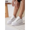 Alice Beyaz Kadın Gizli Topuklu Sneaker