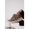 Alice Kadın Leopar Desenli Gizli Topuklu Sneaker