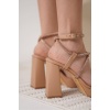 Carmen Kadın Nude Topuklu Sandalet