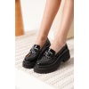 Terry Rugan Siyah Kadın Loafer