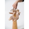 Lilia Kadın Rose Gold Taşlı Sandalet