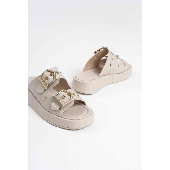 Glos Bej Cilt Terlik