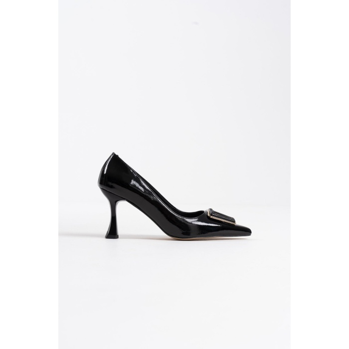 Nora Kadın Siyah Rugan Ayakkabı