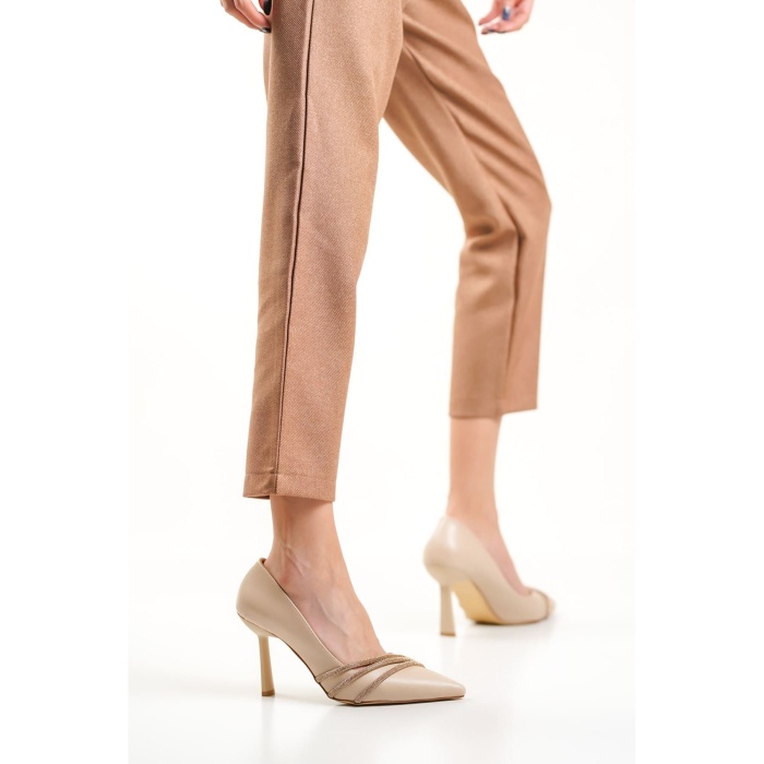 Sonya Nude Taşlı Kadın Ayakkabı