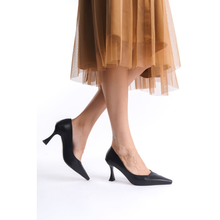 Cordelia Kadın Mat Siyah Stiletto