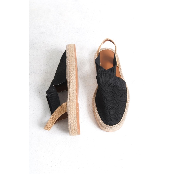 Rosa Kadın Siyah Espadril Ayakkabı