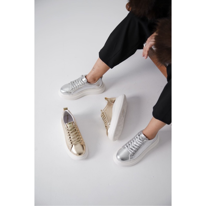 Dina Gümüş Kadın Sneaker