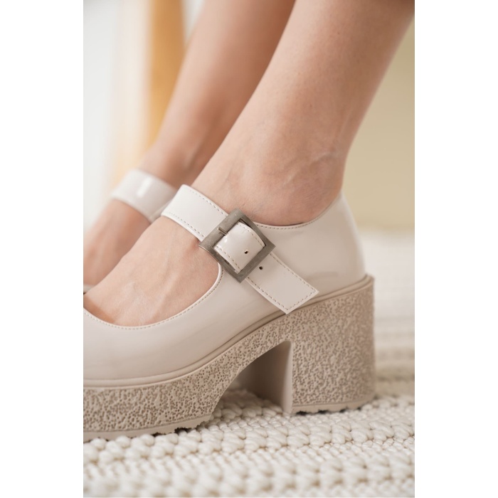 Helen Kadın Bej Rugan Günlük Ayakkabı