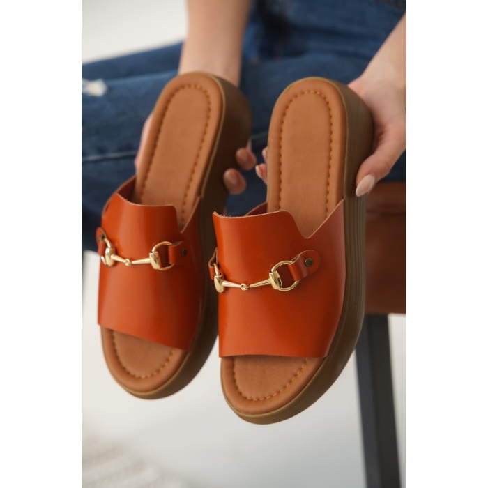 Nelly Kiremit Hakiki Deri Terlik