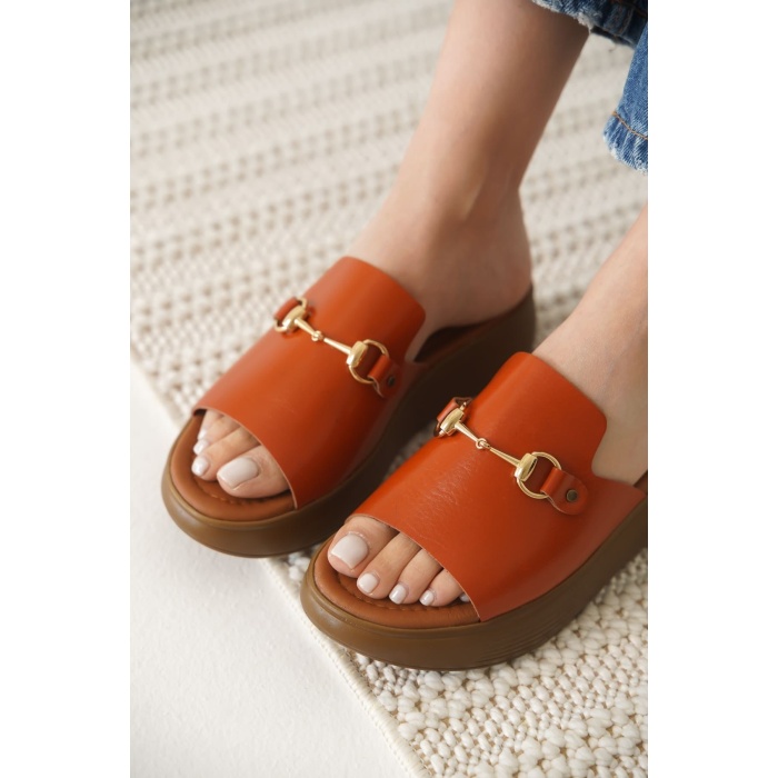 Nelly Kiremit Hakiki Deri Terlik