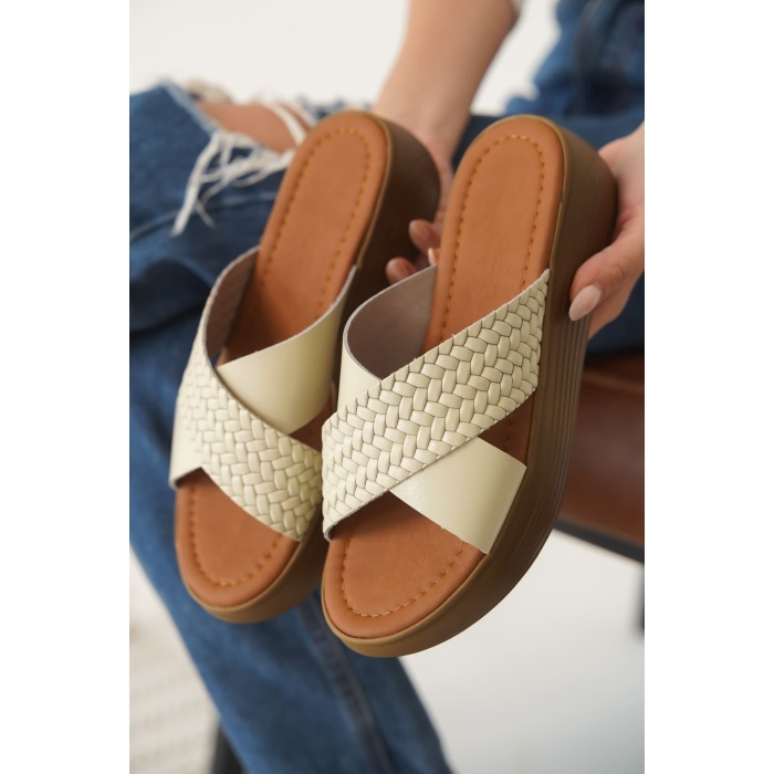 Fayn Bej Hakiki Deri Terlik