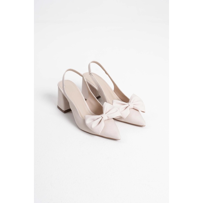 Candy Bej Kadın Topuklu Ayakkabı